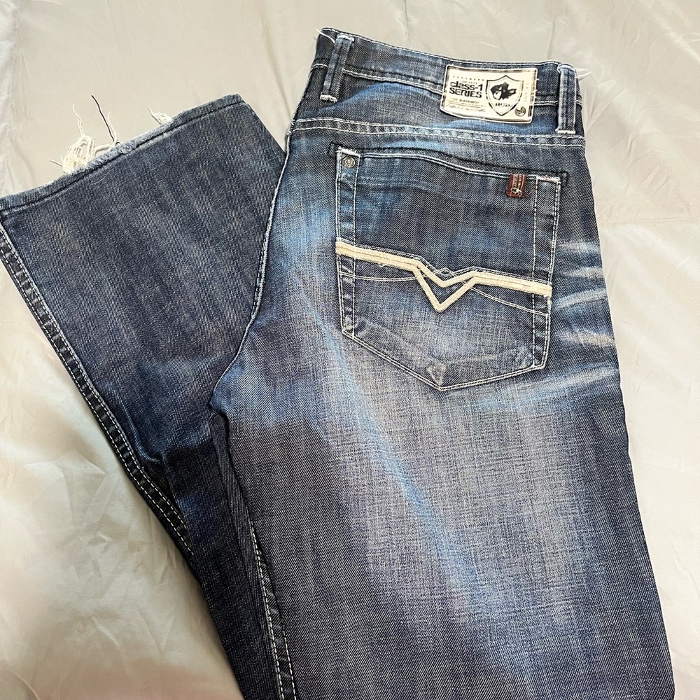 Buffalo David Bitton Dark Blue Jeans